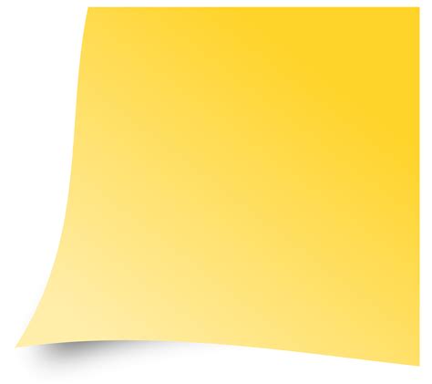 Download Yellow Sticky Notes PNG Image for Free