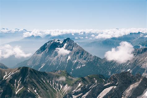 Aerial View Of Alps Mountains · Free Stock Photo