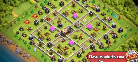 Town Hall 11 Farming Base Links | Clash Markets