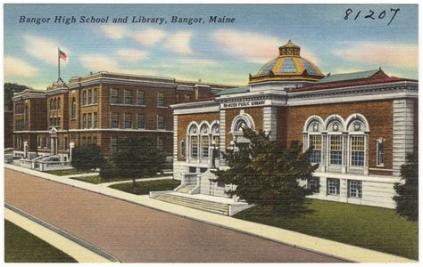 Bangor High School and Library, Bangor, Maine | File name:… | Flickr - Photo Sharing!