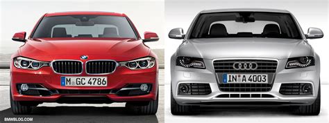 Photo Comparison: Audi A4 vs. 2012 BMW 3 Series