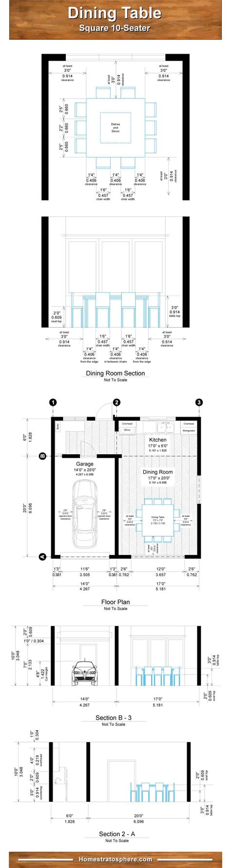 Dining Table Room Size