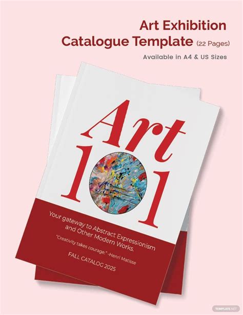 Art Exhibition Catalogue Template in InDesign, Publisher, Pages, Word, PSD - Download | Template.net