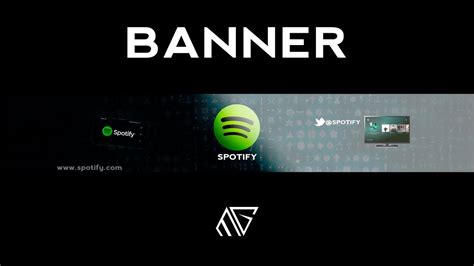 BANNER SPOTIFY SPEED ART #PHOTOSHOP - YouTube