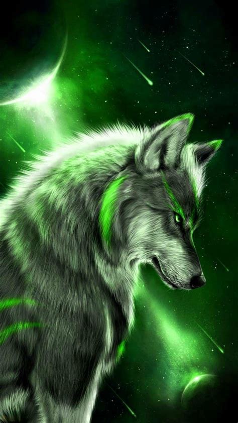 Green Wolf Wallpapers - Top Free Green Wolf Backgrounds - WallpaperAccess