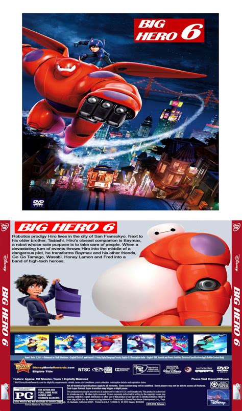 Big Hero 6 (2014) Custom VCD Cover & Label - DVDcover.Com