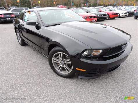 Ebony Black 2011 Ford Mustang V6 Premium Coupe Exterior Photo #74518016 | GTCarLot.com