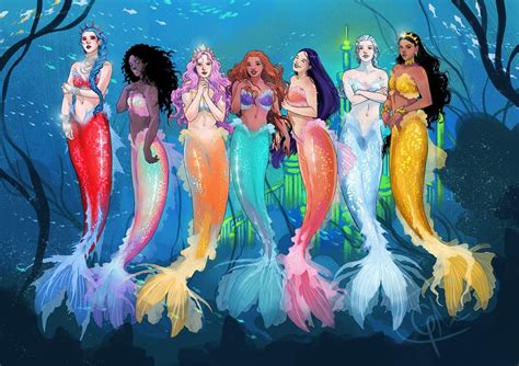 Ariel's sisters in little mermaid live action : r/legendarymerfolk