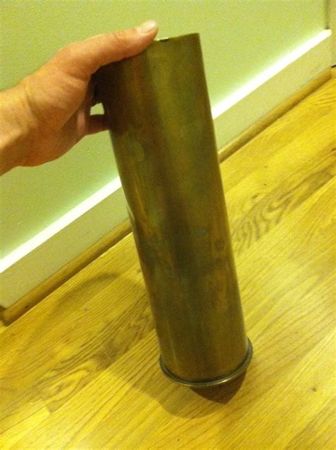 WWII Brass military Shell 105mm M14 Howitzer vintage WW2