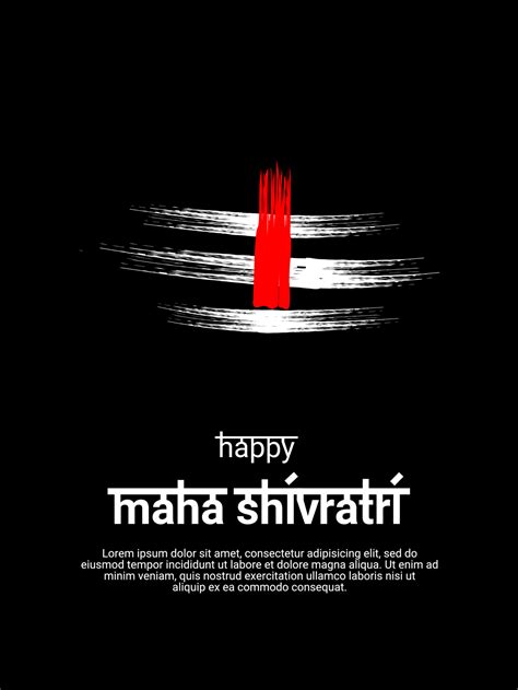 Greeting card for Mahashivratri Hindu festival, Grunge Texture Mahadev ...