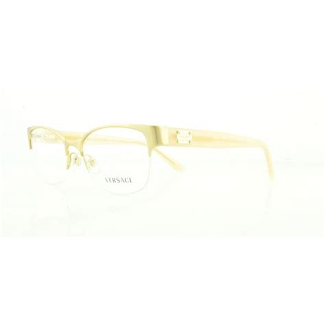 VERSACE Eyeglasses VE 1222 1196 Brushed Gold 53MM - Walmart.com ...