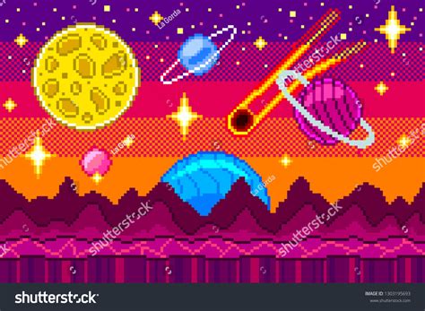 1,226 Space Scene Pixel Images, Stock Photos & Vectors | Shutterstock