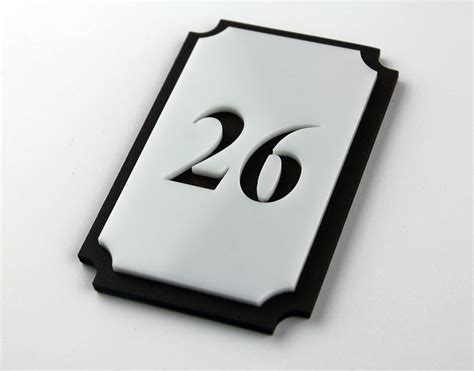 Elegant Door Numbers Room Number Apartment Numbers Flat - Etsy