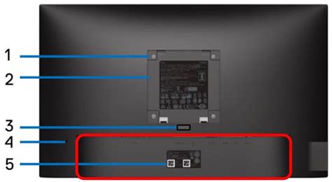 ‎P2419H, back cover plate for cable connections | DELL Technologies