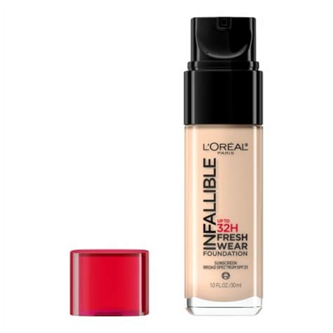 L'Oreal Paris Infallible Foundation 32 Hour Fresh Wear Lightweight 415 Rose Ivory, 1.0 fl oz ...