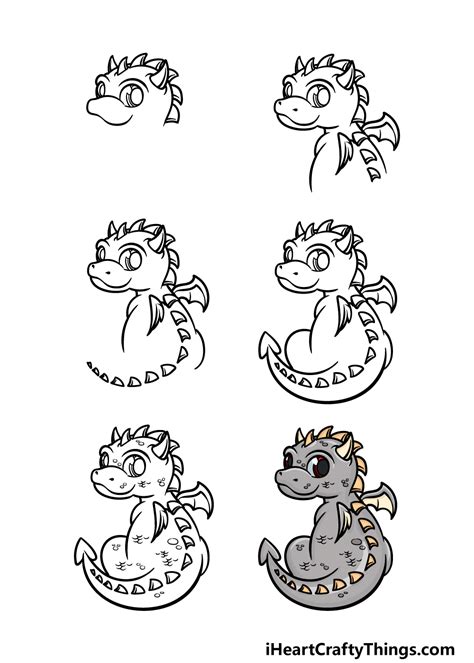 Drawings Of Baby Dragons