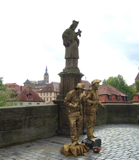 Statue on Wurzburg bridge | Wurzburg, Statue, Landmarks