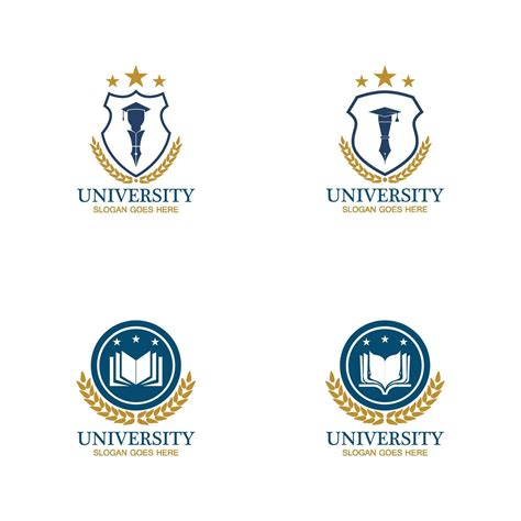 University, Academy, School and Course logo design template 3255346 Vector Art at Vecteezy