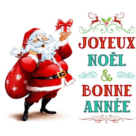 Sticker Noël père noël joyeux noël et bonne année – Stickers STICKERS FÊTES Stickers Noël ...