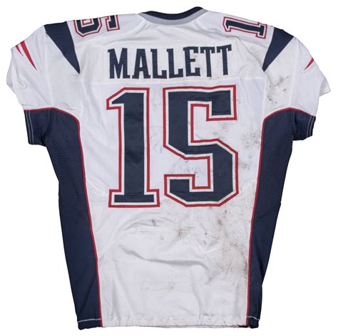 Lot Detail - 2012 Ryan Mallett Game Used New England Patriots Road Jersey Worn On 10/28/16 Vs ...