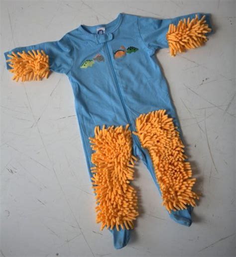 Sweeper Baby Mop Onesie