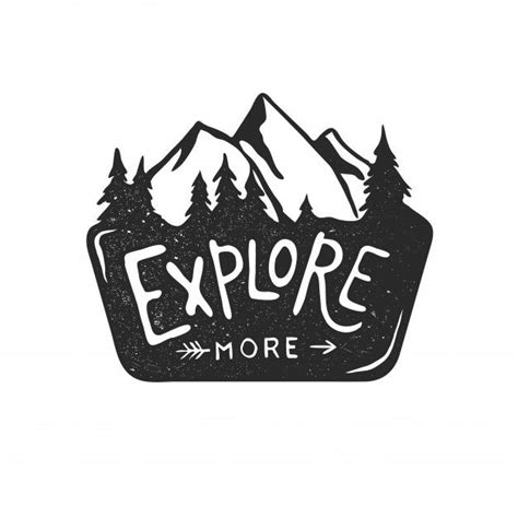 Premium Vector | Explore more. | Adventure logo design, Adventure logo, Outdoor logos