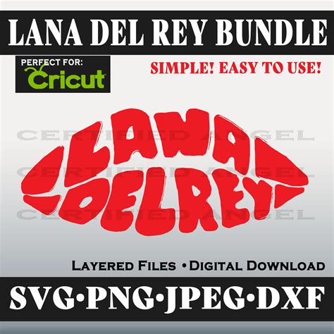 I Love Lana Del Rey SVG, Lana Del Rey Fan Gift SVG, Lana, 52% OFF