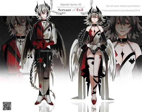 [Auction-CLOSED] ADOPTABLE #56 Servant of Evil by Akanezz2314 on DeviantArt