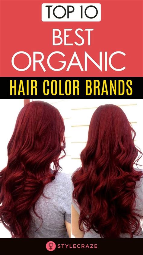 10 Best Organic Hair Color Brands – 2024 | Organic hair color, Organic hair dye, Hair color brands