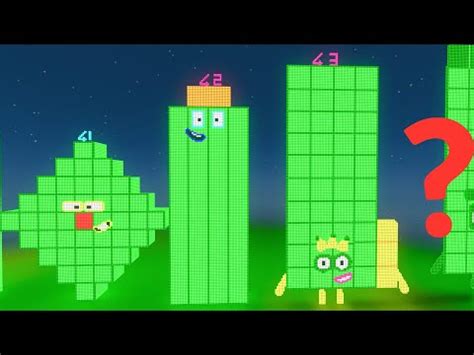 The numberblocks 44 runaway the color of nb 36 is stolen numberblocks ...