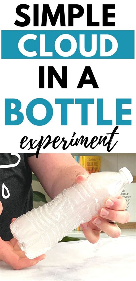 Cloud In A Water Bottle Experiment | Science experiments for ...