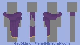 Purple Cape Minecraft Skin