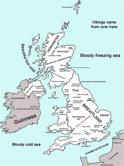 This post Brexit map of the UK is both accurate and funny The Poke