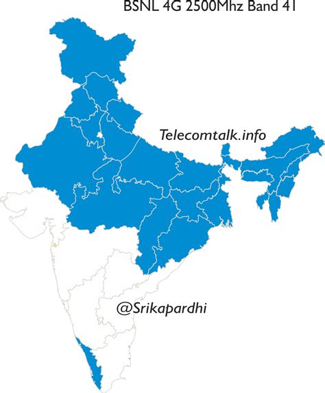 Pan India 4G maps of Telecom Operators across various Bands | TelecomTalk