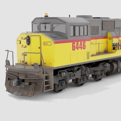 Locomotive - 3D Model by Agungkuncoro