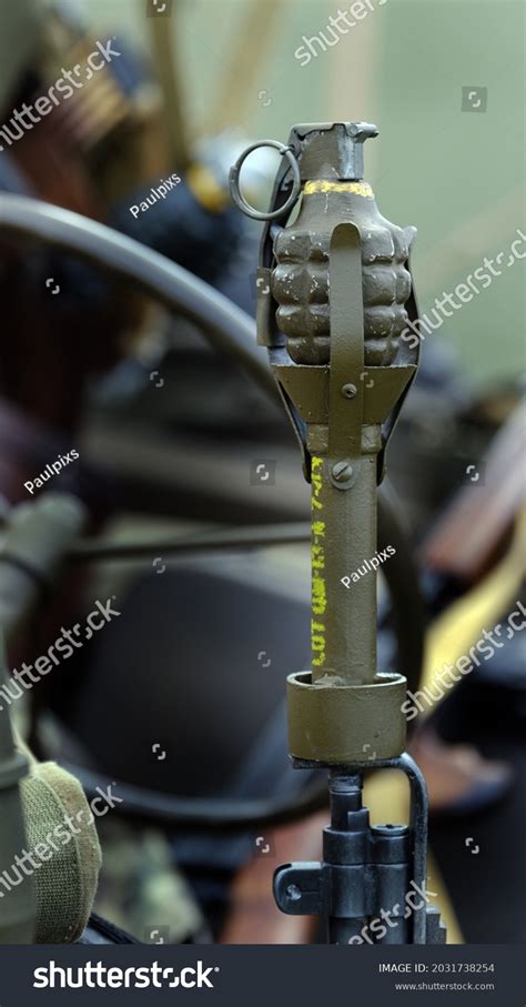 M7 Grenade Launcher Formally Rifle Grenade Stock Photo 2031738254 ...