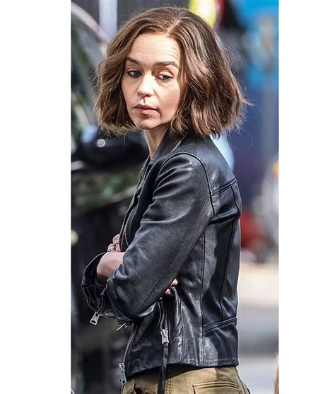 Secret Invasion Emilia Clarke Leather Jacket | Abigail Brand Jacket ...