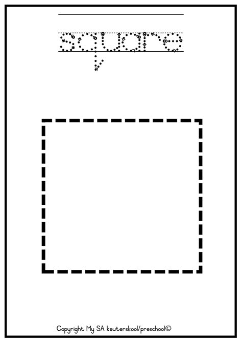 Shape worksheets 4-5years - Teacha!