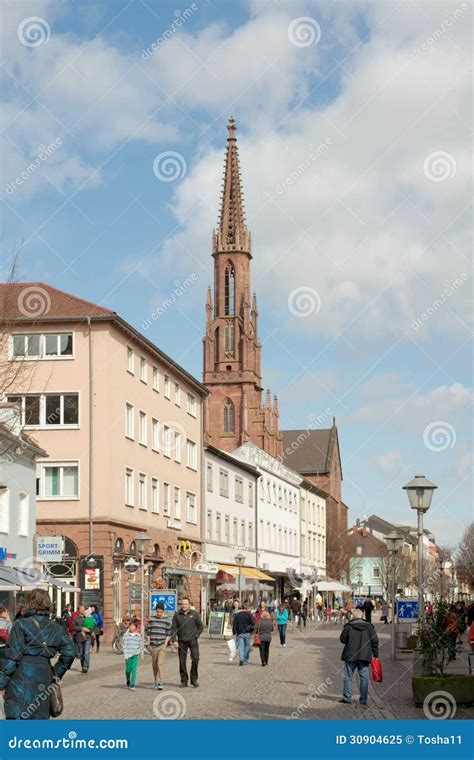 Hauptstrasse, Offenburg, Germany Editorial Image - Image of street, main: 30904625