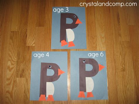 P is for Penguin: Letter of the Week Crafts - CrystalandComp.com