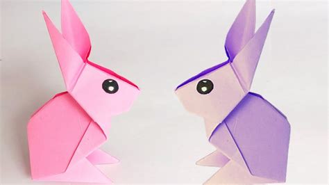 Origami Paper Rabbit | How to Make Paper Rabbit | Origami Crafts | Origami Animals |Easy Paper ...