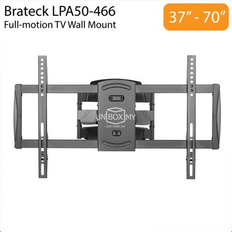 Brateck LPA50-466 Full Motion TV Wall Mount | UNBOX.MY