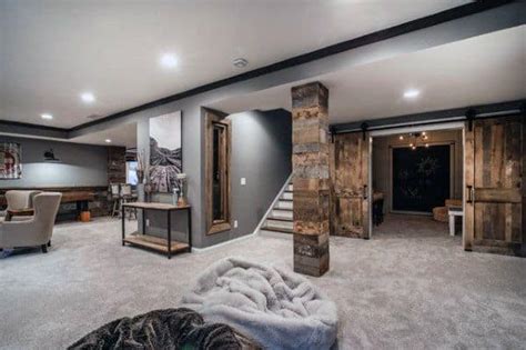 Top 70 Best Finished Basement Ideas - Renovated Downstairs Designs