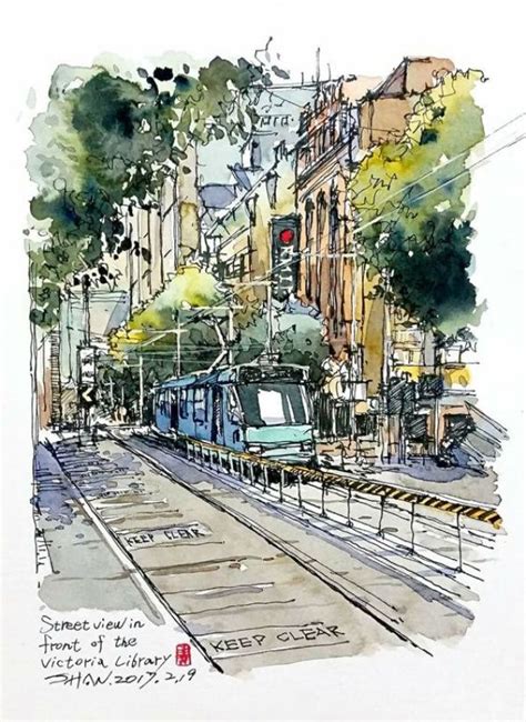 Urban Sketching for Beginners | Urban landscape, Landscape drawings, Urban sketching