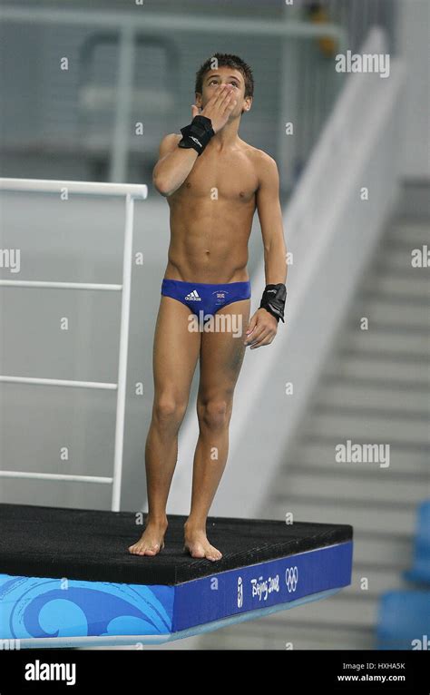 TOM DALEY DIVING OLYMPIC STADIUM BEIJING CHINA 07 August 2008 Stock ...