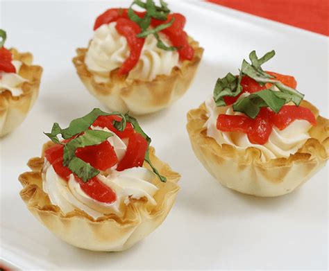 Athens Foods | Mini Phyllo Shells With Cream Cheese, Basil & Roasted ...