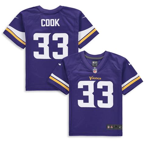 Preschool Minnesota Vikings Dalvin Cook Nike Purple Player Game Jersey