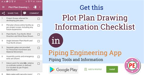 Checklist : Plot Plan Drawing Information – The Piping Engineering World