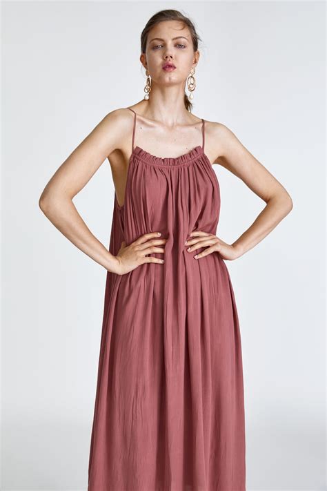 Women's Dresses | New Collection Online | ZARA United States | Satin slip dress, Dresses, Long ...