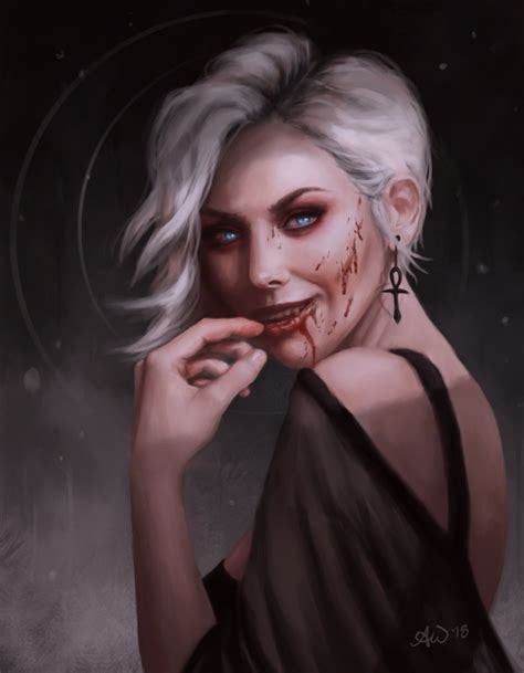 ArtStation - Vampire: the Masquerade - Annabelle Triabell, Amy Wilkins | Vampire portrait ...